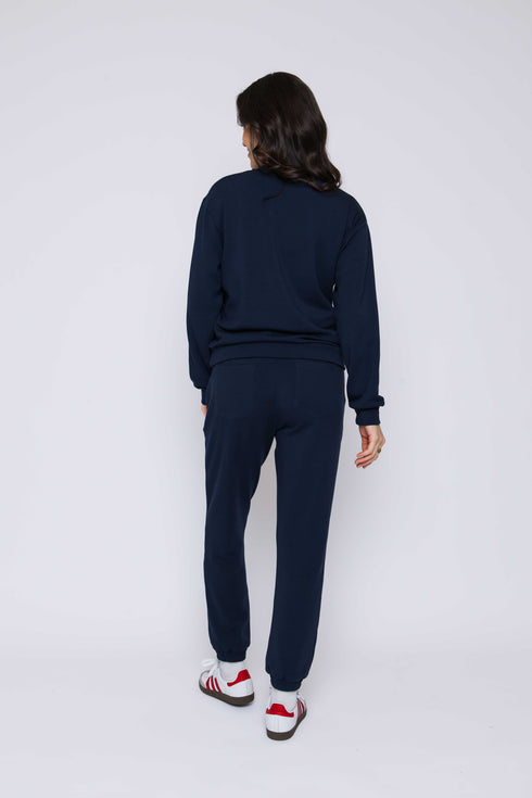 Jenna-Luxe Fleece Crew